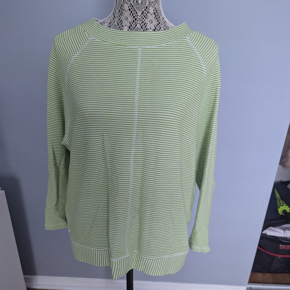 Olsen Clara Jersey Long Sleeve striped top